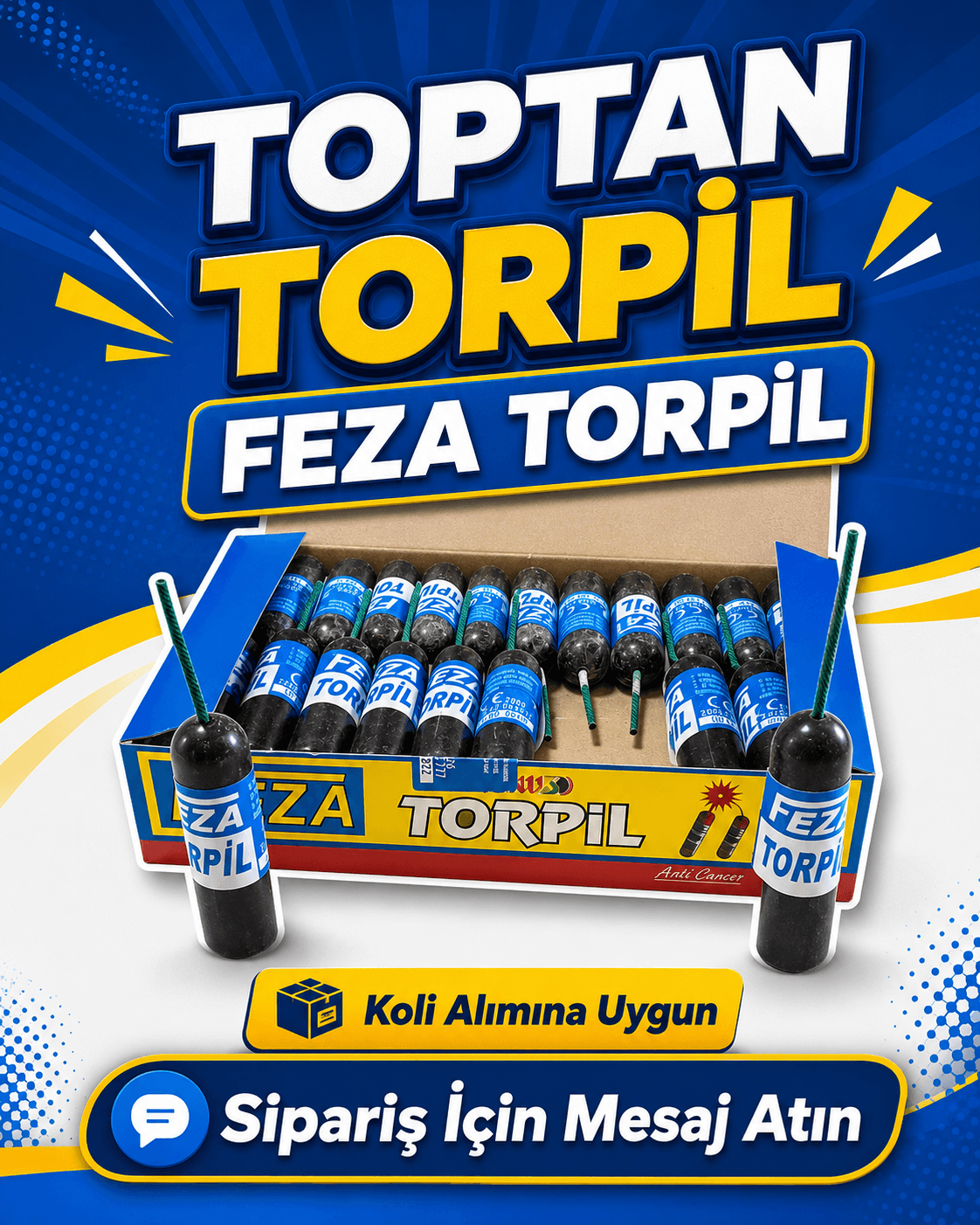 Renkli torpil çeşitleri: sarı, mavi, yeşil, beyaz, mor ve ışıldak modelleri